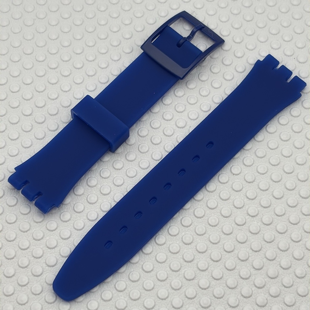 Blue Watch Band Strap Only Fits Swatch Gent Model Blue Watch Band Strap Only Fits Swatch Gent Model